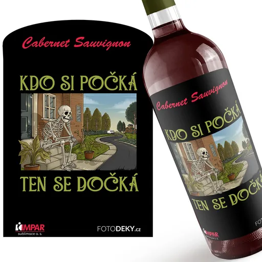 Víno Čekání na kurýra (Druh Vína: Červené víno)