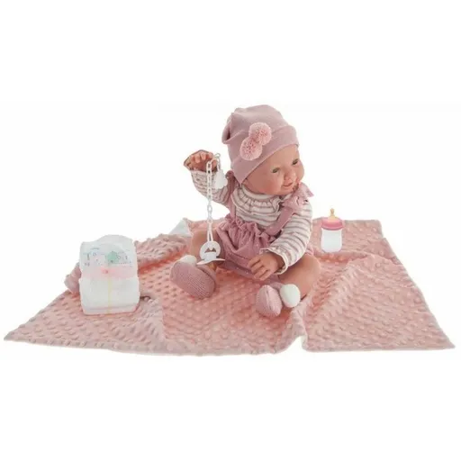 Antonio Juan 50160 Mia mrkací a čůrající realistická panenka miminko s celovinylovým tělem 42 cm