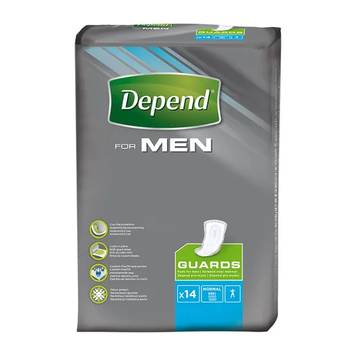 Depend For Men 2 inkontinenční pomůcky pro muže 14 ks