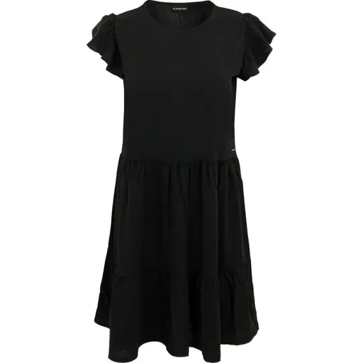 ALPINE PRO OZERA Dámské šaty, černá, velikost