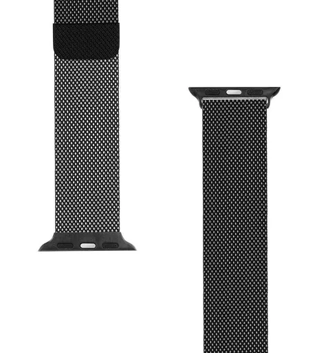 Tactical 333 Loop Magnetický Kovový Řemínek pro Apple Watch 1/2/3/4/5/6/SE 38/40mm Black