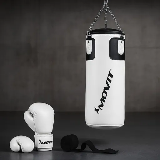 MOVIT 81023 MOVIT Boxovací sada pro dospělé, bílá