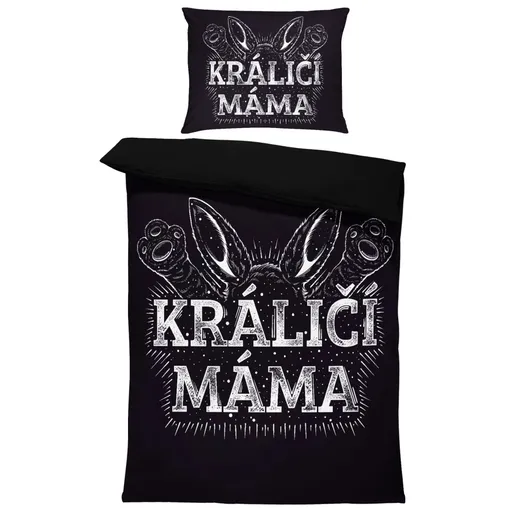 Povlečení Králičí máma 2 (Rozměr : 1x150/200 + 1x60/50)