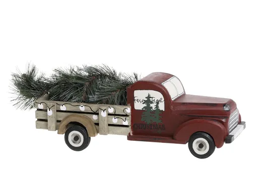 Set 2ks závěsná dekorace perníkový stromek a srdce Ginger - 8*0,5*8 cm Chic Antique