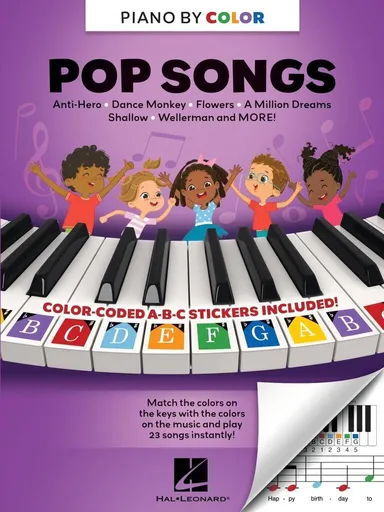 MS Piano-by-Color - Pop Songs