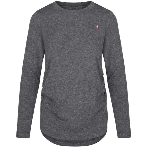 LOAP BAXANA Dámské tričko, tmavě šedá, velikost