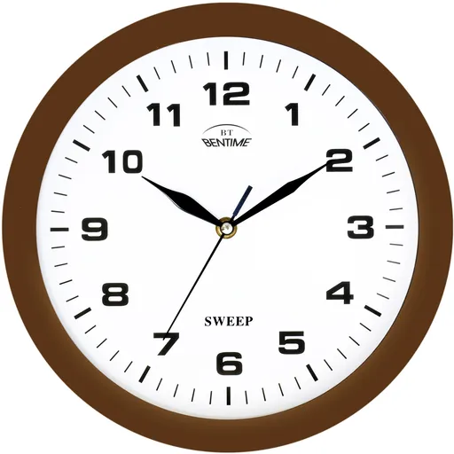 Bentime Nástěnné hodiny H39-SW8047BR