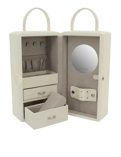 Friedrich Lederwaren Luxusní bílá šperkovnice Milano 20141-9