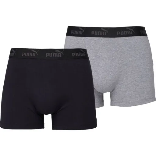 Puma ELEMENTS MEN BASIC BOXERS 2P Pánské boxerky, černá, velikost