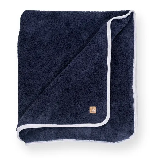 MBaby Jemná chlupáčková dečka Polar 90x100 cm, granátová