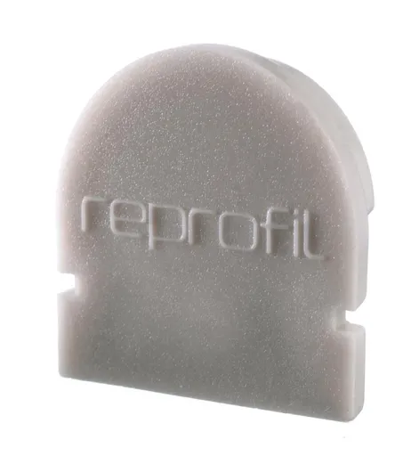 Light Impressions Reprofil koncovka R-AU-01-08 sada 2 ks šedá 14 mm 979581