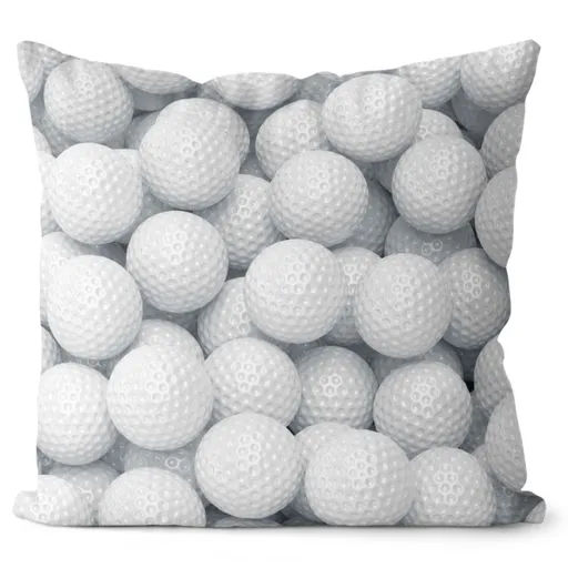 Polštář Golfové míčky (Velikost: 40 x 40 cm)