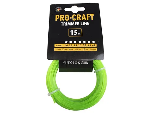 Struna PROCRAFT ZL 1,6mm 15m hvězdicová