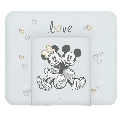 Ceba Podložka přebalovací měkká na komodu (85x72) Disney Minnie & Mickey Grey