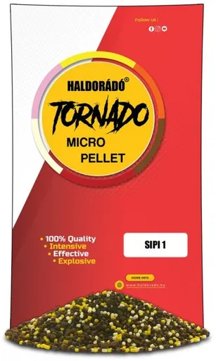Haldorádó pelety tornado micro pellets 400 g 2 mm - sipi1 citron máta