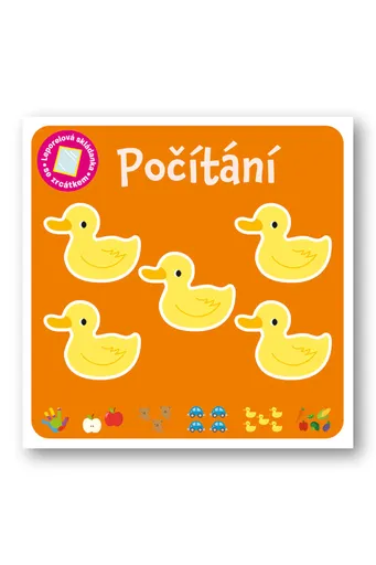 Leporelová skládanka se zrcátkem - Počítání  Vicky Barker - Vicky Barker