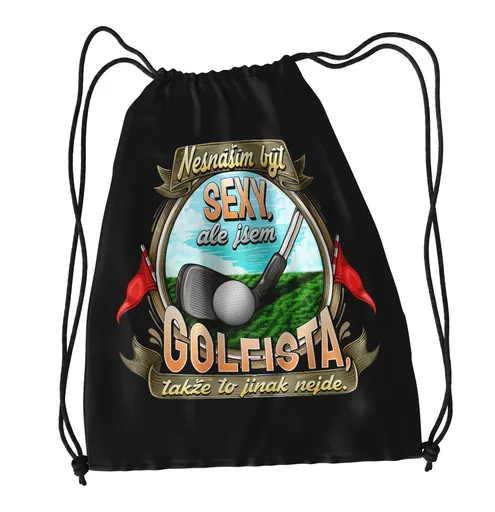 Vak na záda Sexy golfista