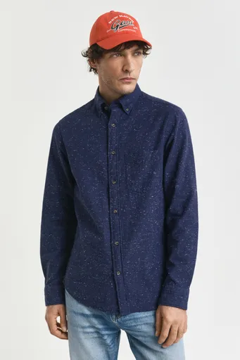 KOŠILE GANT REG NEPS FLANNEL SHIRT PERSIAN BLUE