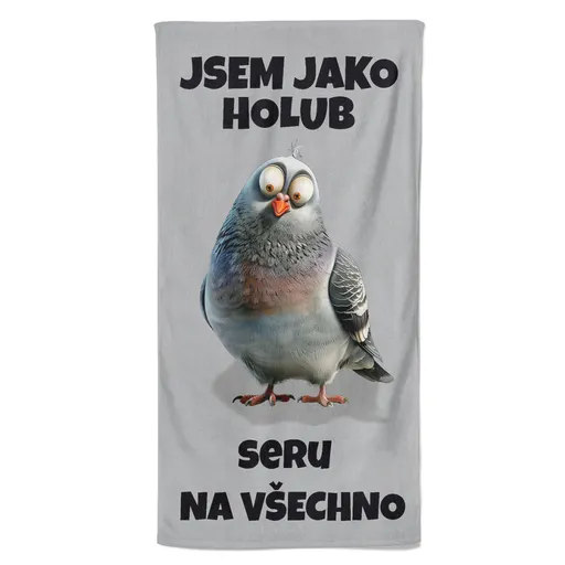 Osuška Seru na všechno (Velikost osušky: 70x140cm)
