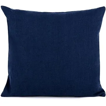 Tom Linen Povlak na polštář Navy Washed 40x40 (322)