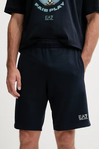 Bavlněné šortky EA7 Emporio Armani