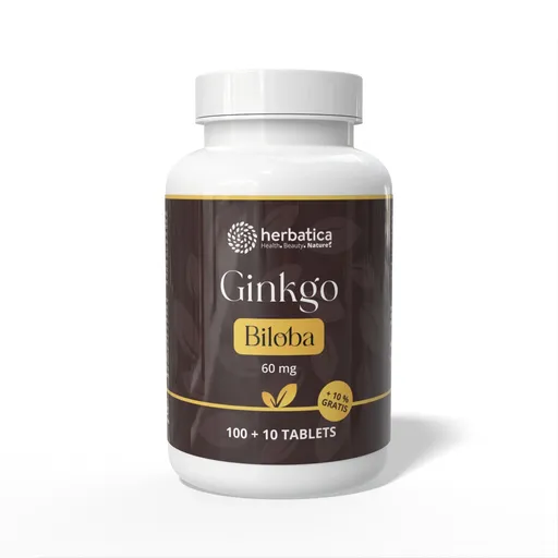 Ginkgo biloba 60 mg - 110 tablet - Herbatica