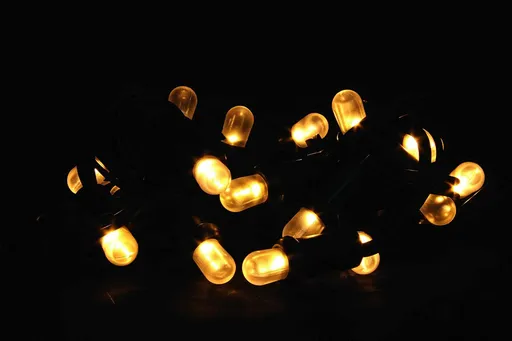 Giocoplast Řetěz LED E14 EXT, 3,1m/20 LED žárovek E14/teple bílá prodloužitelné