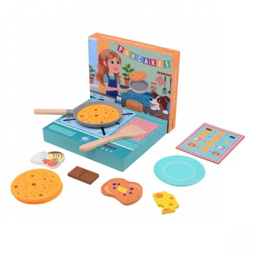 Jouéco dřevěný set na palačinky 36m+