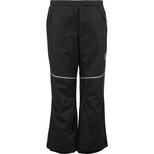Lewro DARAN Voděodolné dětské zateplené kalhoty, černá, velikost 140-146