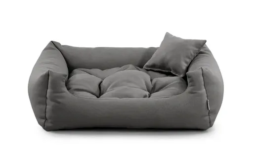 Vsepropejska Lux nadýchaný pelech pro psa Barva: Šedá, Rozměr (cm): 90 x 75