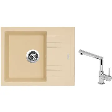 SINKS LINEA 600 N Sahara + SINKS MIX 350P (LI60050NMI350P)