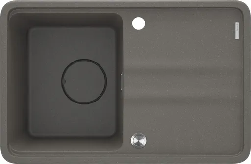 DEANTE Momi anthracite metallic Granitový dřez, 1-bowl with drainer ZKM_T11A