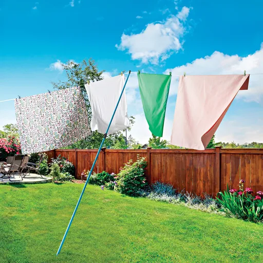 Teleskopická tyč na podepření šňůry