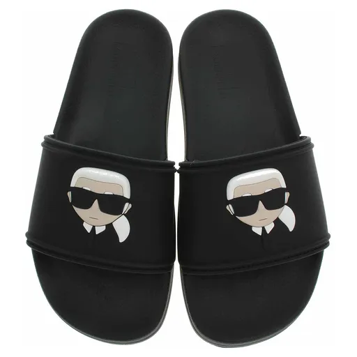 Karl Lagerfeld dámské plážové KL80905A V00 Black Rubber 37