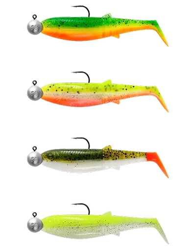 Savage gear gumová nástraha cannibal shad darkwater mix 4+4 - 6,8 cm 3 g 5 g #1/0