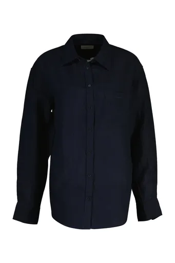 KOŠILE GANT REL LINEN LS SHIRT BLACK