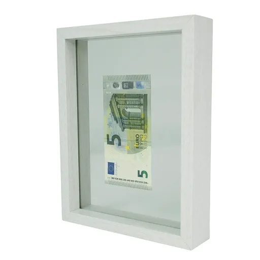 Dekorativní rámeček se světlým rámem - 27,5*35*5cm Mars & More