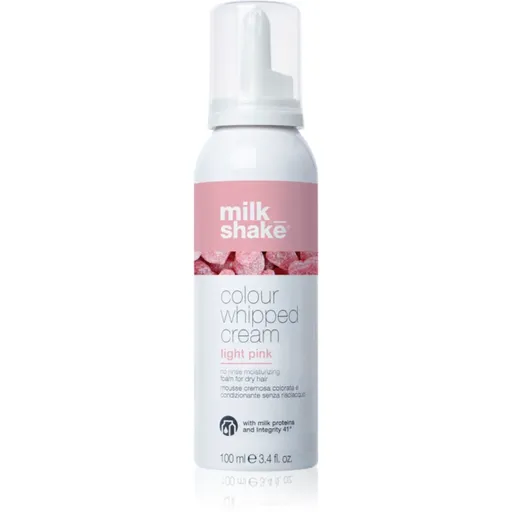milk_shake® Colour Whipped Cream tónovací pěna pro všechny typy vlasů Light Pink 100 ml
