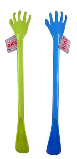 Plastová obouvací lžíce na boty s drbátkem TORO 49cm