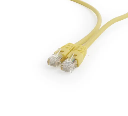 GEMBIRD Eth Patch kabel cat6 UTP, 25cm, žlutá