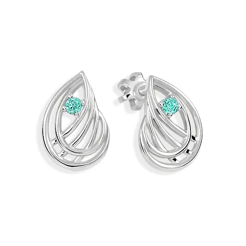 Soliter Půvabné stříbrné náušnice se zirkony 436 001 00543 0400220