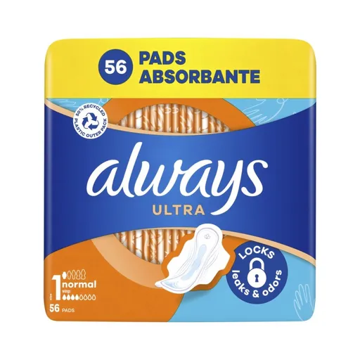 Always Ultra Day Normal hygienické vložky 56 ks