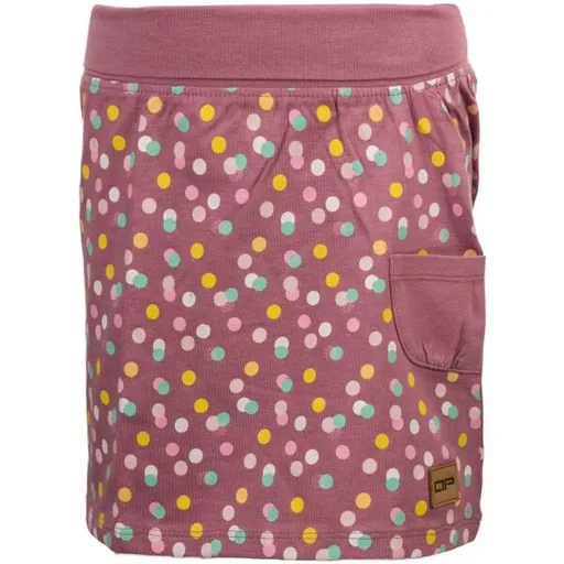 ALPINE PRO ASKIO Dívčí letní sukně, vínová, velikost 152-158