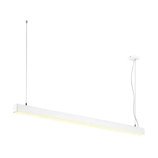 SLV BIG WHITE Q-LINE DALI SINGLE LED závěsné svítidlo, stmívatelné, 1 500 mm, bílé 1001310