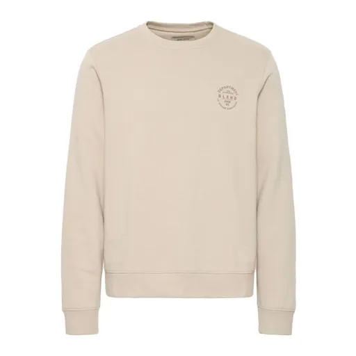 BLEND BHIBAI SWEATSHIRT Pánská mikina přes hlavu, béžová, velikost