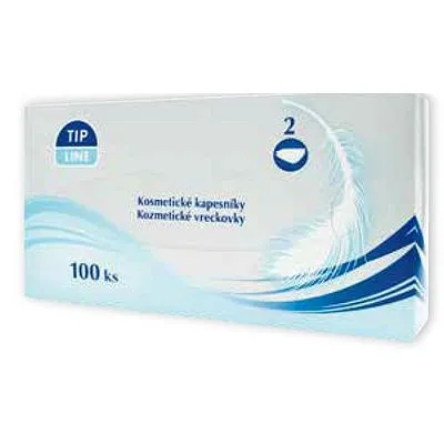 Kapesníčky 2vrs. Tip line 100ks v krabičce