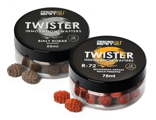 FeederBait Nástraha Twister Wafters 12mm 75ml - Competition Carp,FeederBait Nástraha Twister Wafters 12mm 75ml - Competition Carp