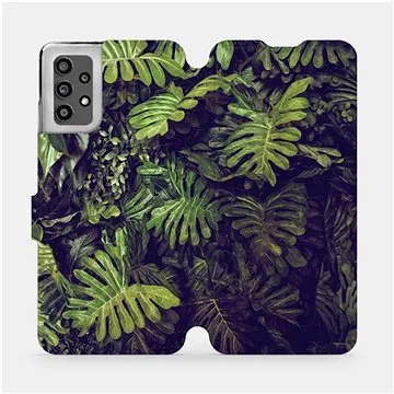 Flip pouzdro na mobil Samsung Galaxy A32 LTE - V136P Zelená stěna z listů (5903516719174)