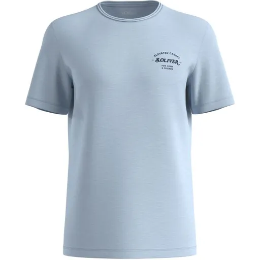 s.Oliver T-SHIRT Pánské tričko, světle modrá, velikost
