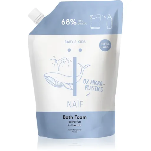 Naif Baby & Kids Bath Foam relaxační pěna do koupele – náhradní náplň 500 ml